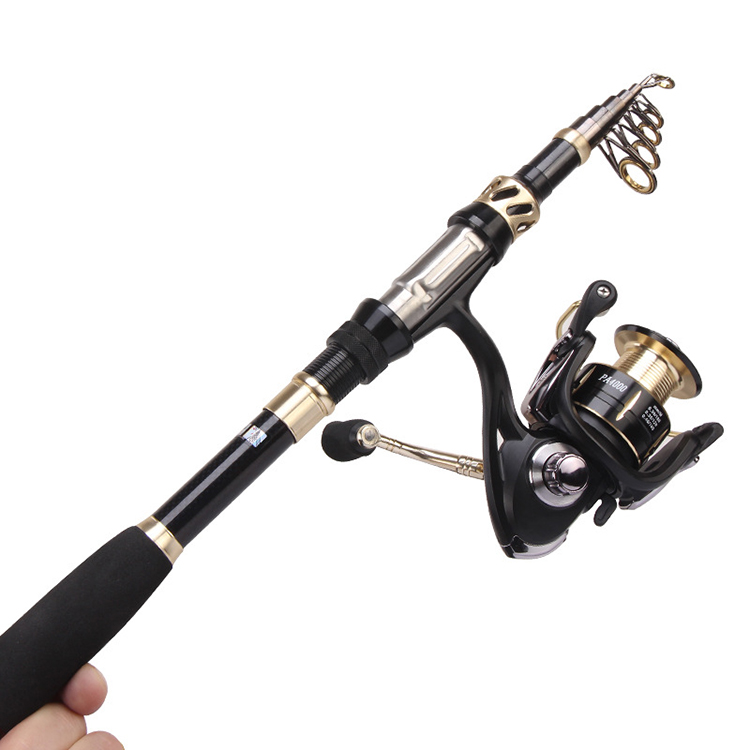 Fishing Rod Telescopic - Canne à pêche ultra légère pour