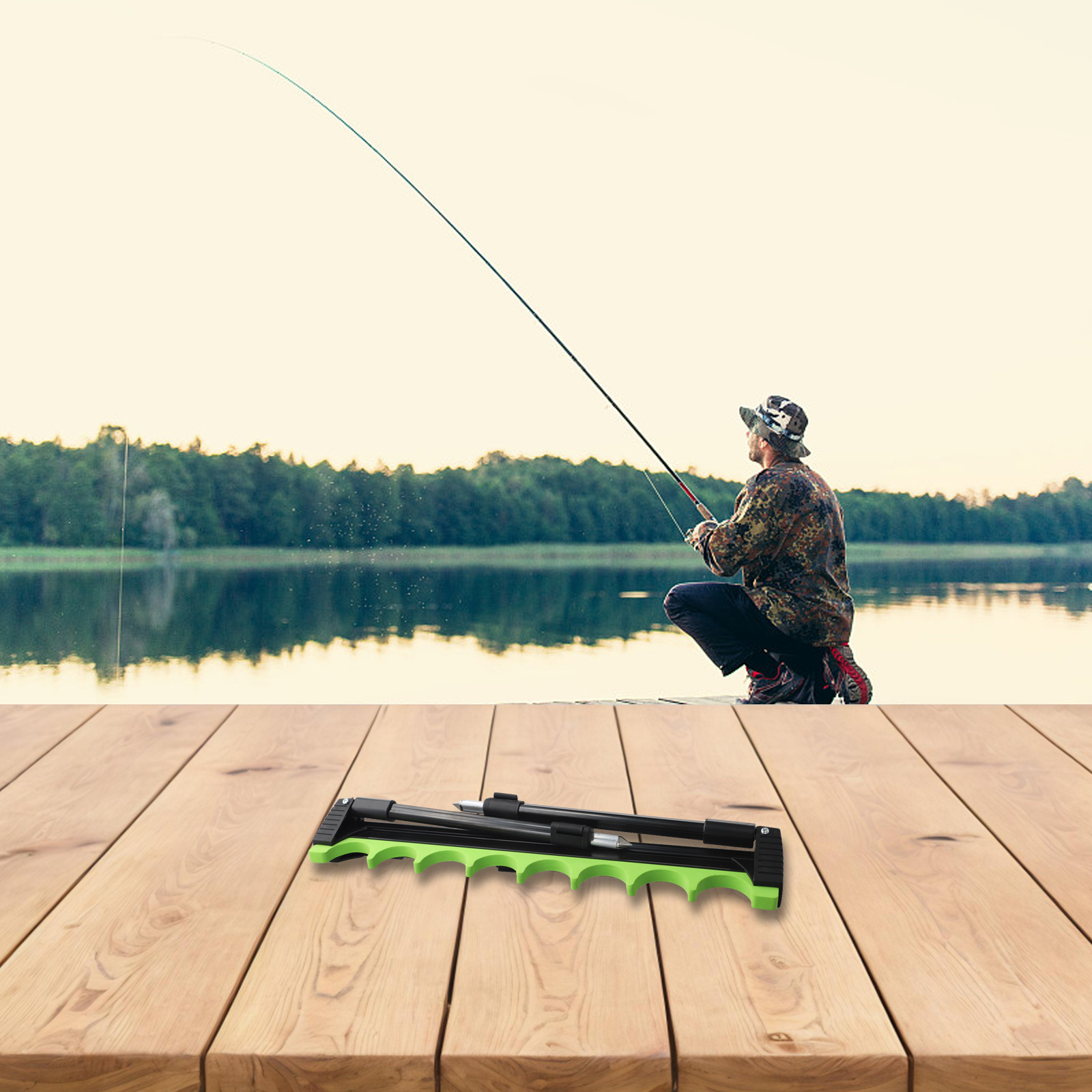 Support de canne à pêche téles - Fishing Rod Telescopic avis et prix