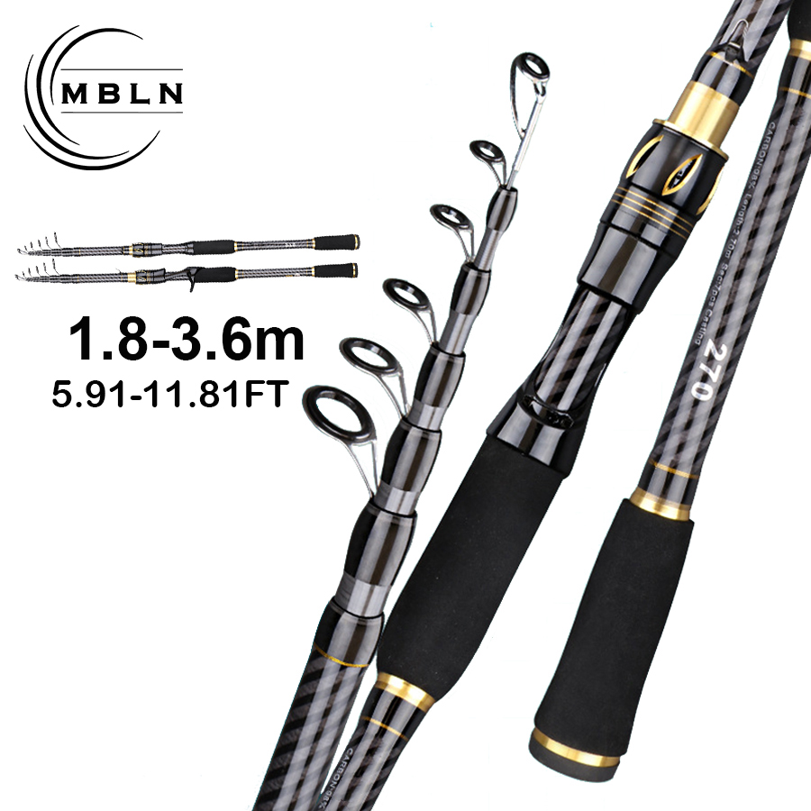 Canne à pêche télescopique en  - Fishing Rod Surf avis et prix